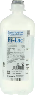 RINGER LACTAT n.Hartm.B.Braun Ecofl.Plus Inf.-Lsg. 500 ml Infusionslösung