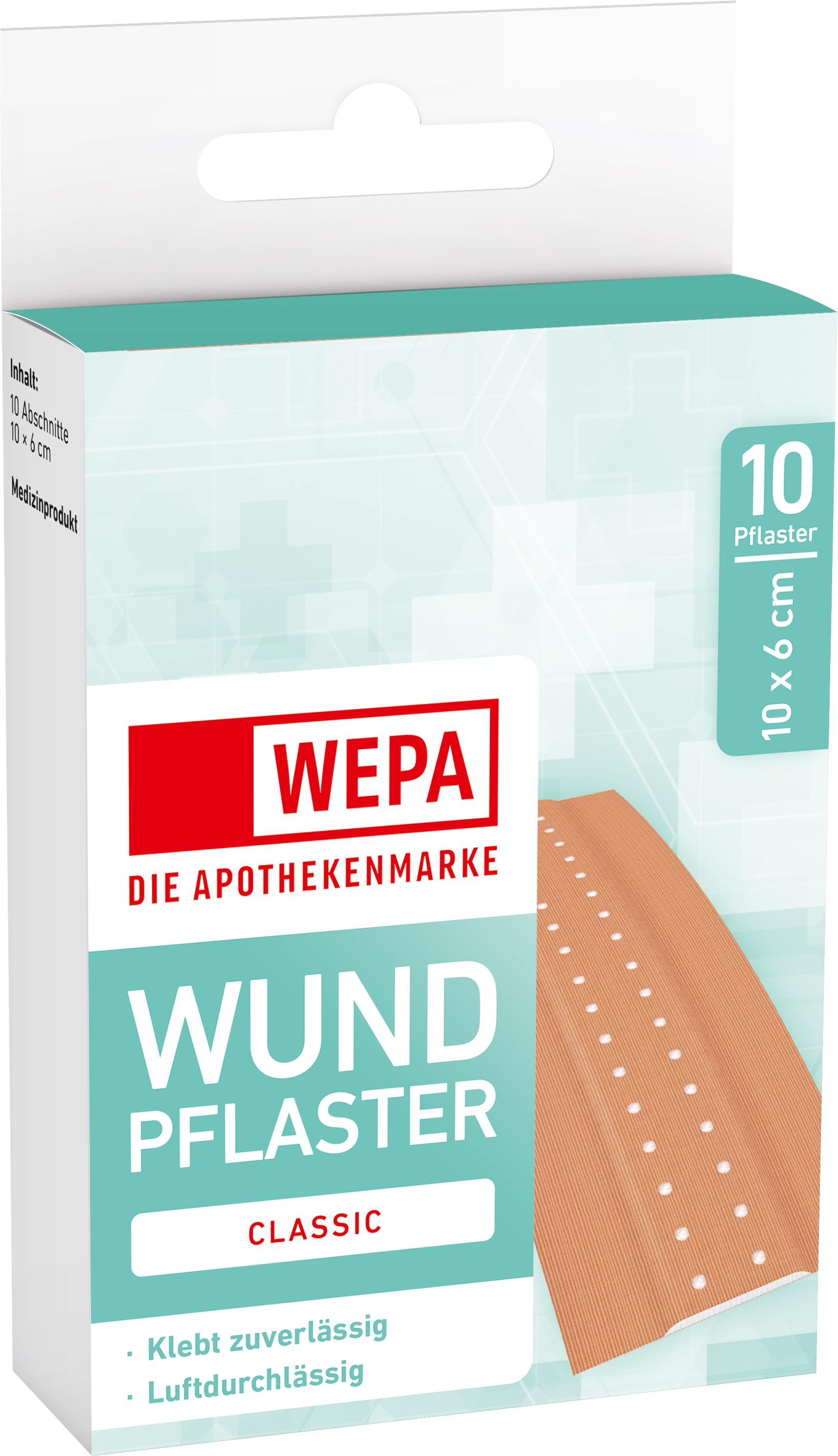 WEPA WUNDPFLSTER CLASSIC 10x6cm 1 St Pflaster