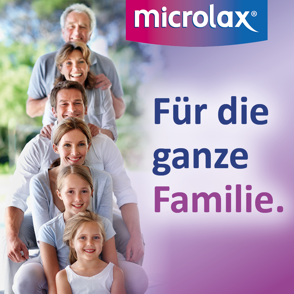 microlax GEGEN VERSTOPFUNG für Kinder und Erwachsene