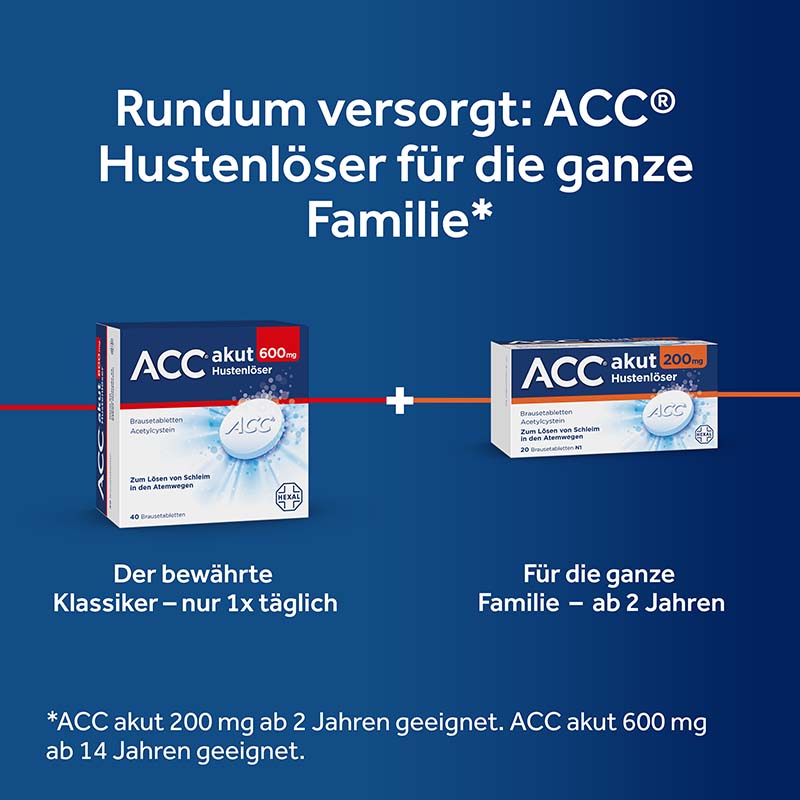 ACC akut 600 mg Hustenl&ouml;ser 40 St Brausetabletten