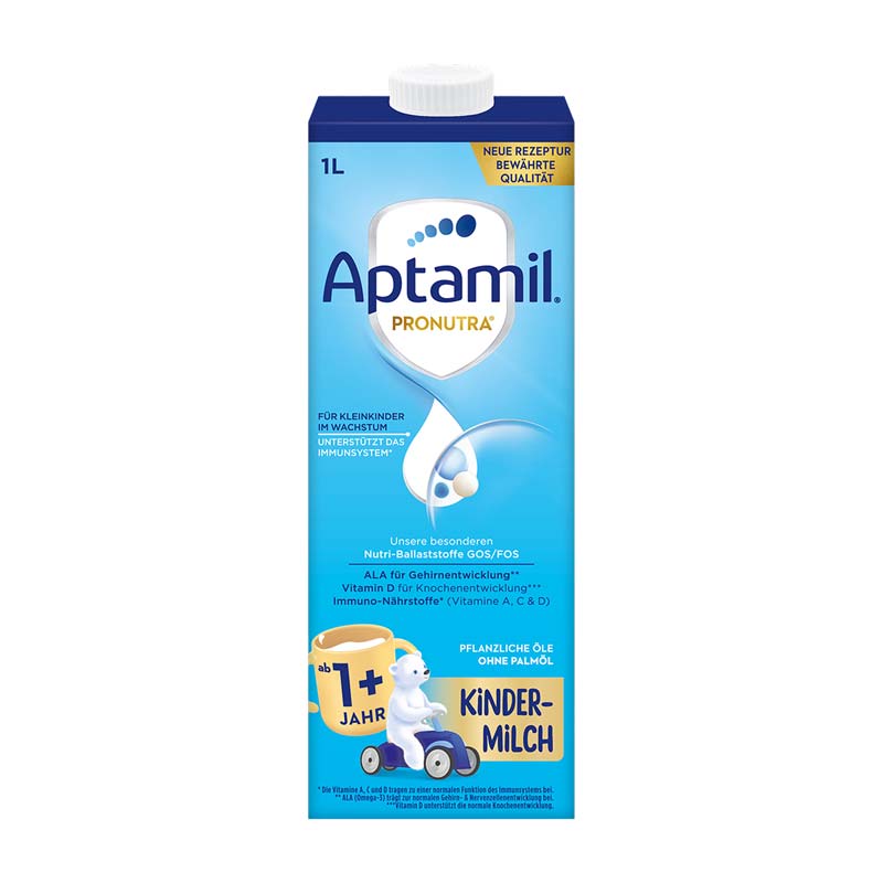 Aptamil Kindermilch 1+ Milchnahrung  1 l Flüssigkeit