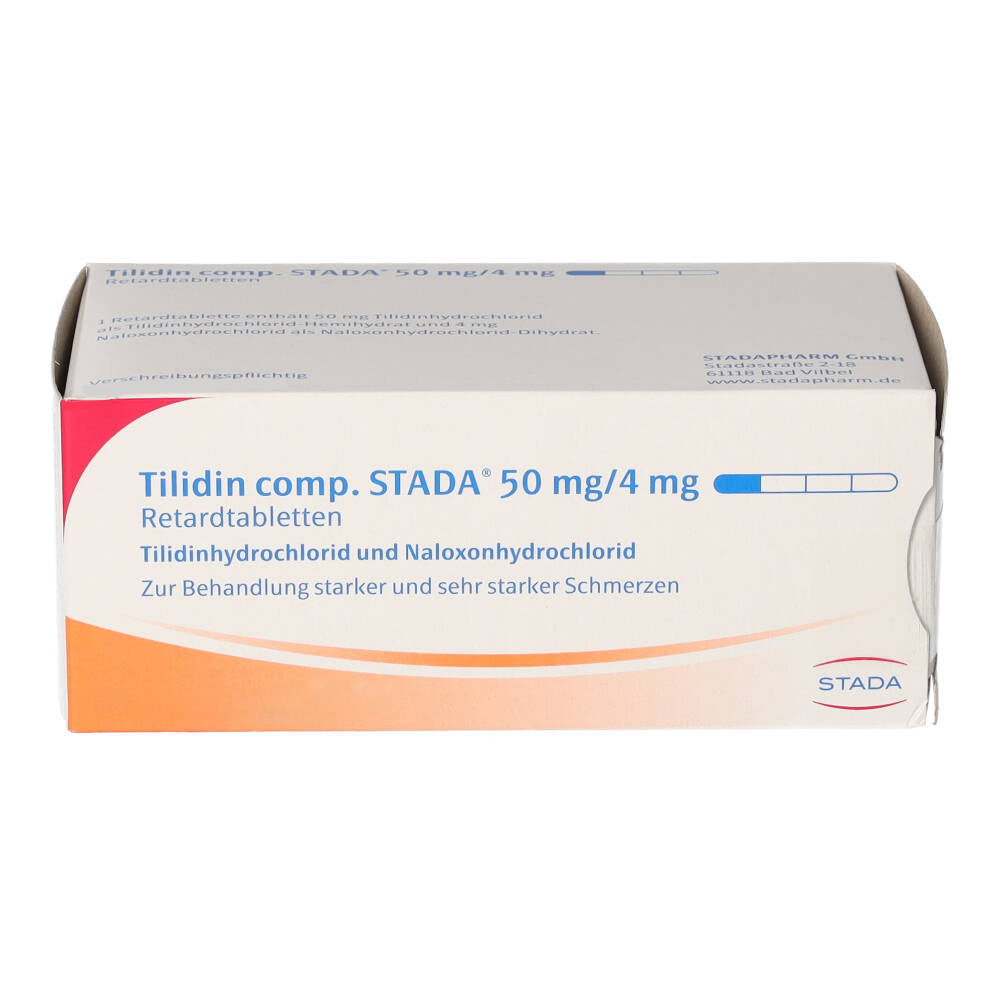 Tilidin comp. STADA 50mg/4mg 100 St Retard-Tabletten