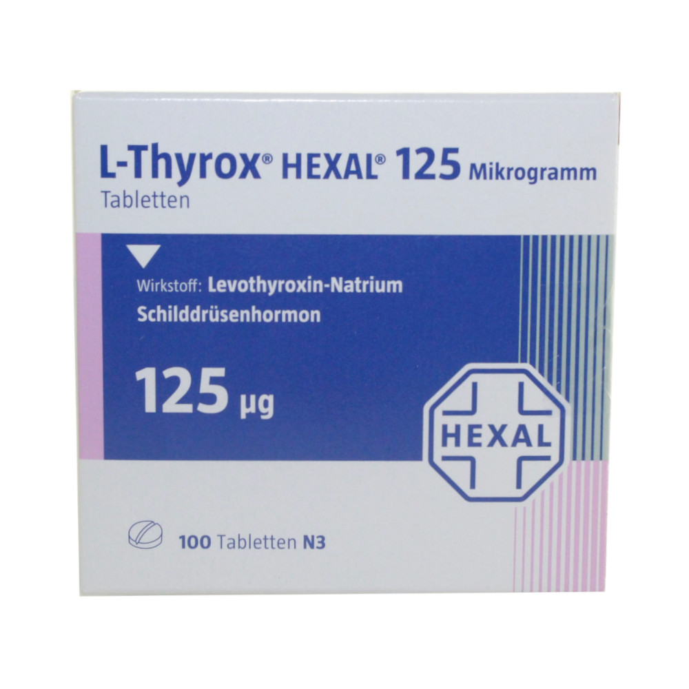 L-Thyrox HEXAL 125 100 St Tabletten
