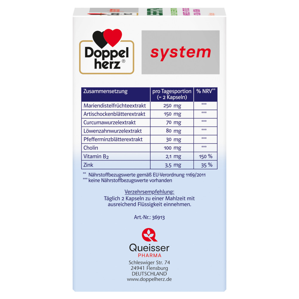 Doppelherz system LEBER EXTRA 60 St Kapseln