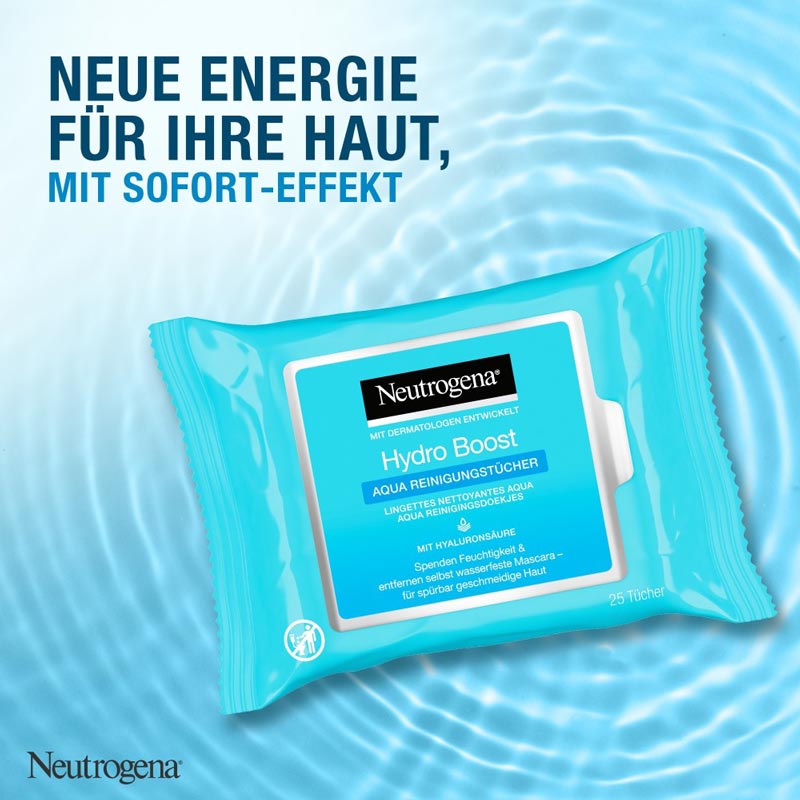 Neutrogena Hydro Boost Aqua Reinigungstücher 25 St. 25 St Tücher