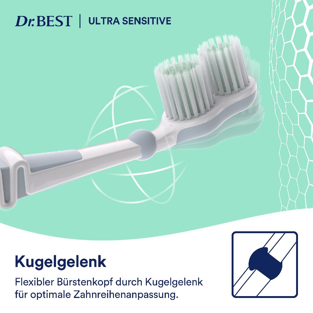 Dr. BEST ULTRA SENSITIVE ULTRA-SOFT 1 St Zahnbürste