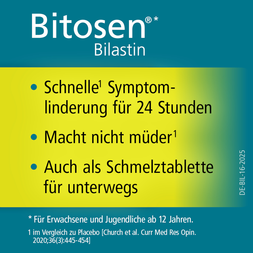 Bitosen 20 mg Antiallergikum 50 St Tabletten
