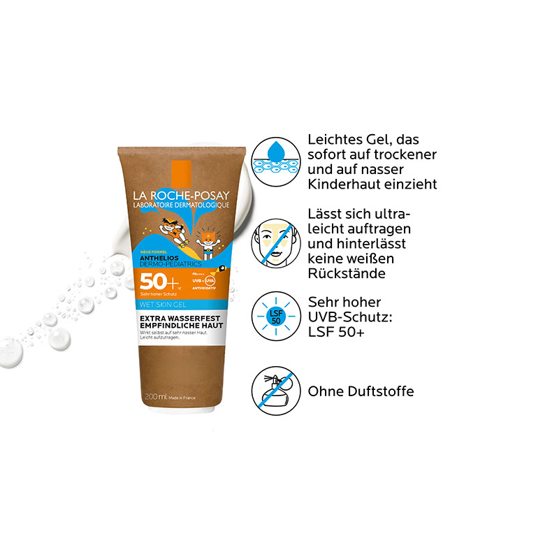 LA ROCHE-POSAY ANTHELIOS Dermo-Kids Wet Skin Gel LSF 50+ 200 ml Gel