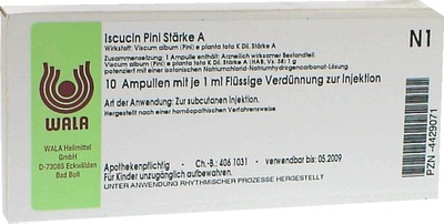 Iscucin Pini Stärke A Ampullen 10X1 ml Ampullen