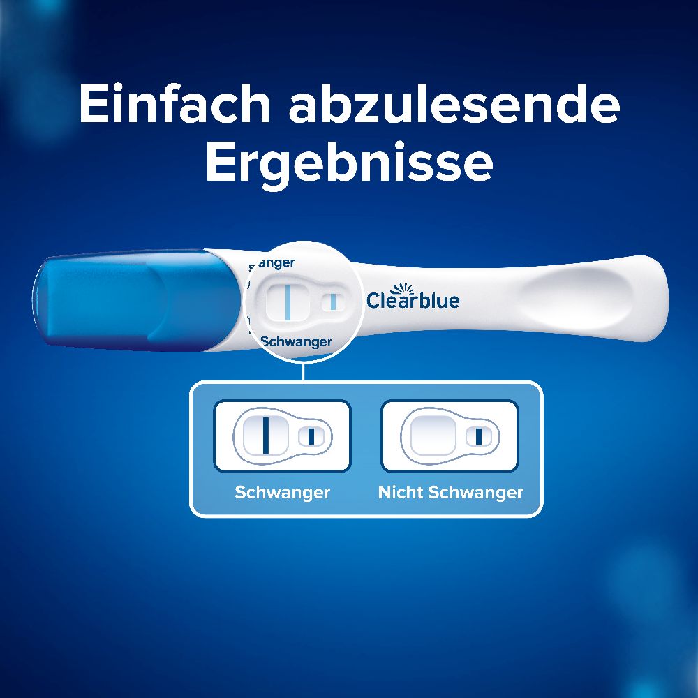 Clearblue Double-Check & Anzeige der Wochen 2 St Kombipackung