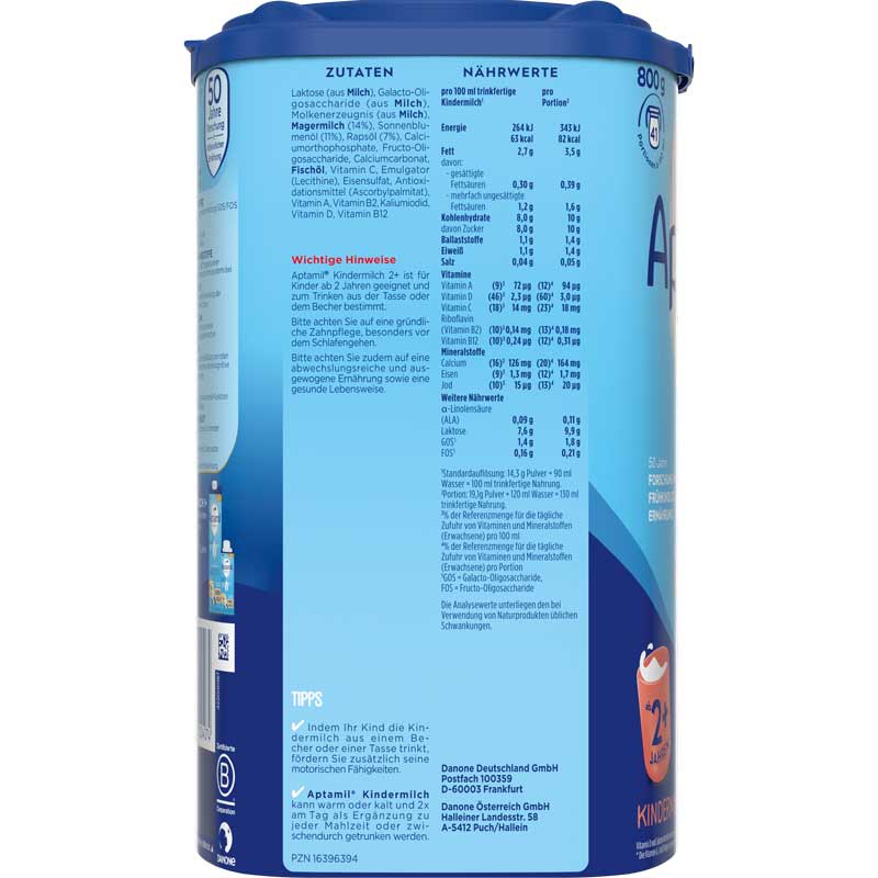 Aptamil PRONUTRA KINDERMILCH 2+ 800 g Pulver