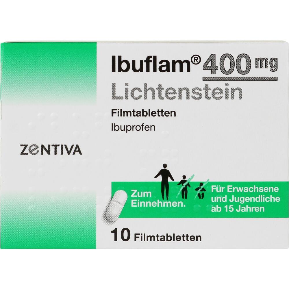 Ibuflam 400mg Lichtenstein 10 St Filmtabletten