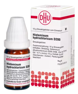 HISTAMINUM hydrochloricum D 200 Globuli 10 g Globuli