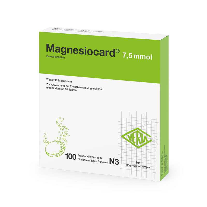 MAGNESIOCARD 7,5 mmol 100 St Brausetabletten