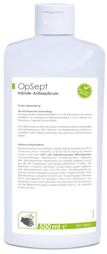 OP SEPT MyClean Händedesinfektion alkoholhaltig 500 ml Lösung