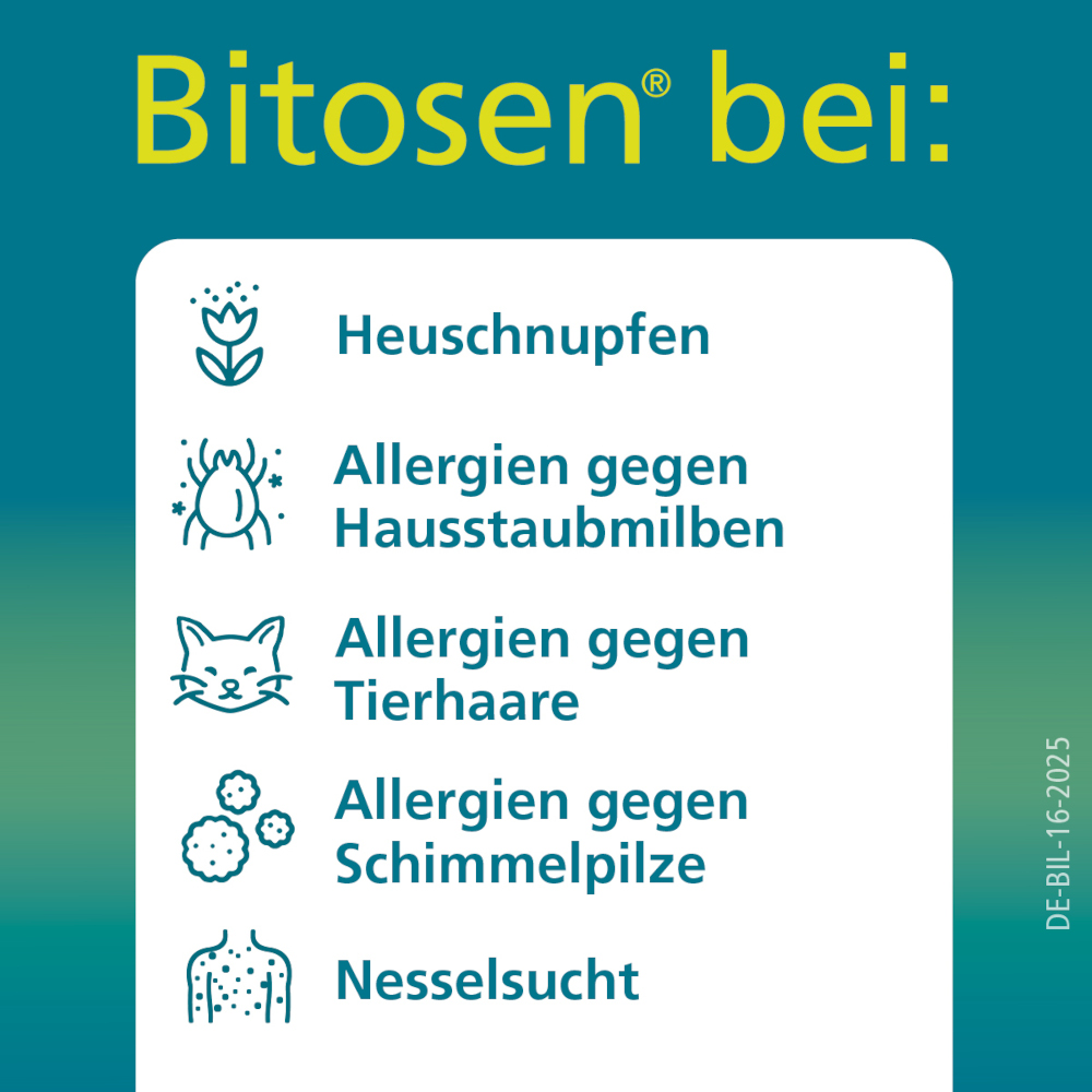Bitosen 20 mg Antiallergikum 10 St Schmelztabletten