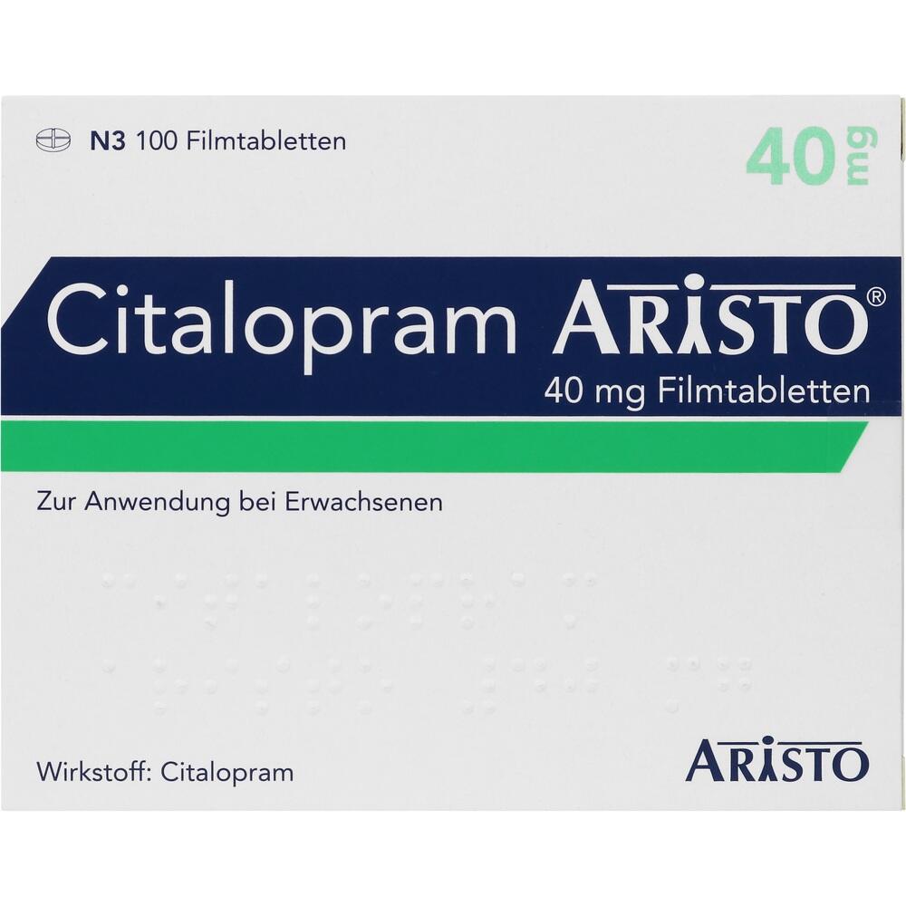 Citalopram Aristo 40mg 100 St Filmtabletten