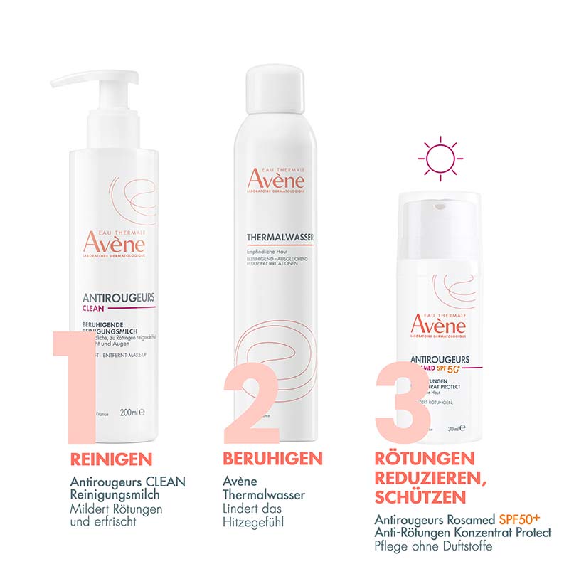 Avène Antirougeurs Rosamed SPF50+ Anti-Rötungen Konzentrat Protect 30 ml Konzentrat