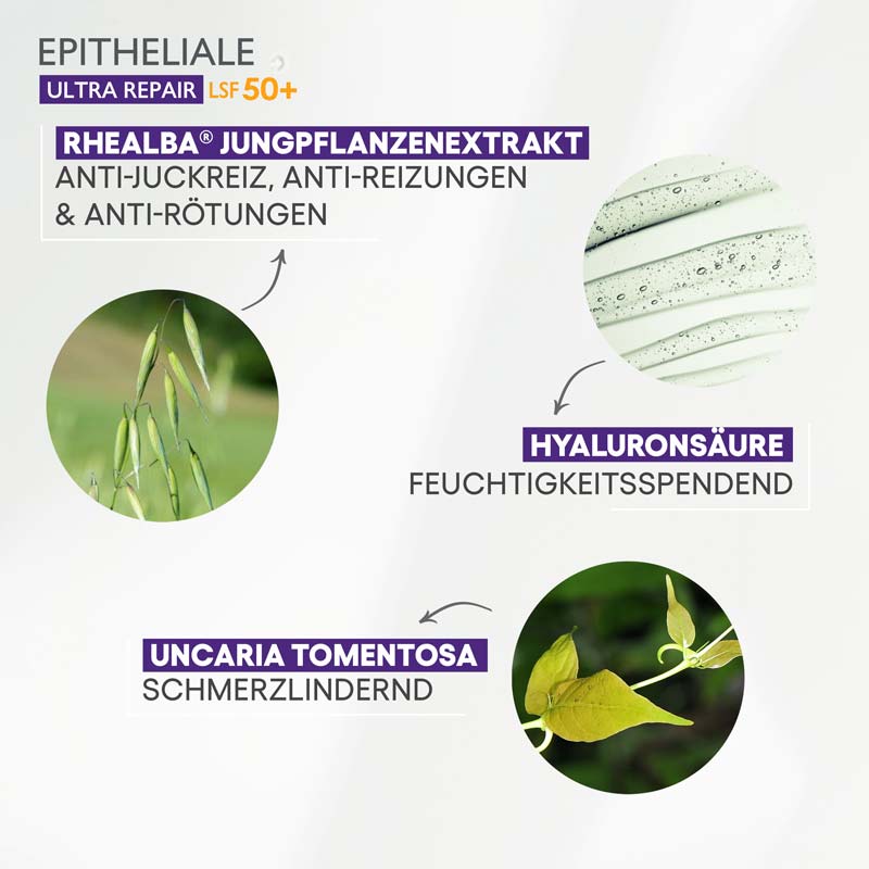A-DERMA EPITHELIALE ULTRA REPAIR Regenerierende Creme LSF50+ 40 ml Creme