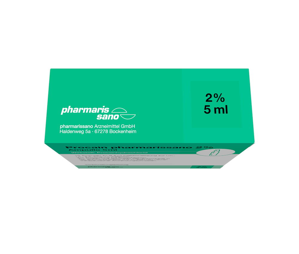 Procain pharmarissano 2% Ampulle 5ml 10X5 ml Injektionslösung