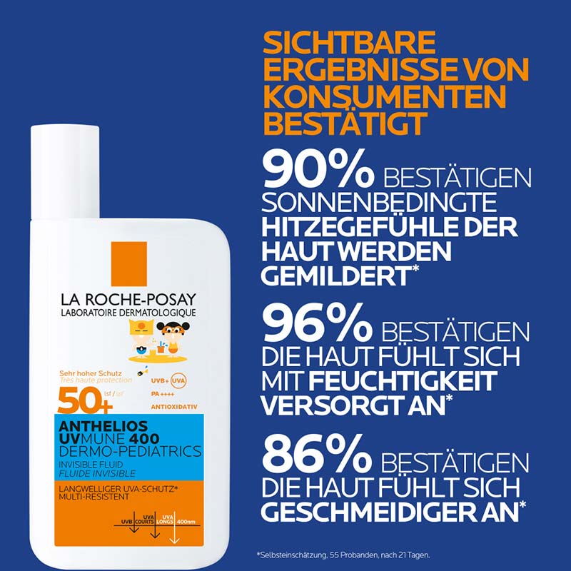 ROCHE-POSAY Anthelios Dermo Kids Fluid LSF 50+ 50 ml Flüssigkeit