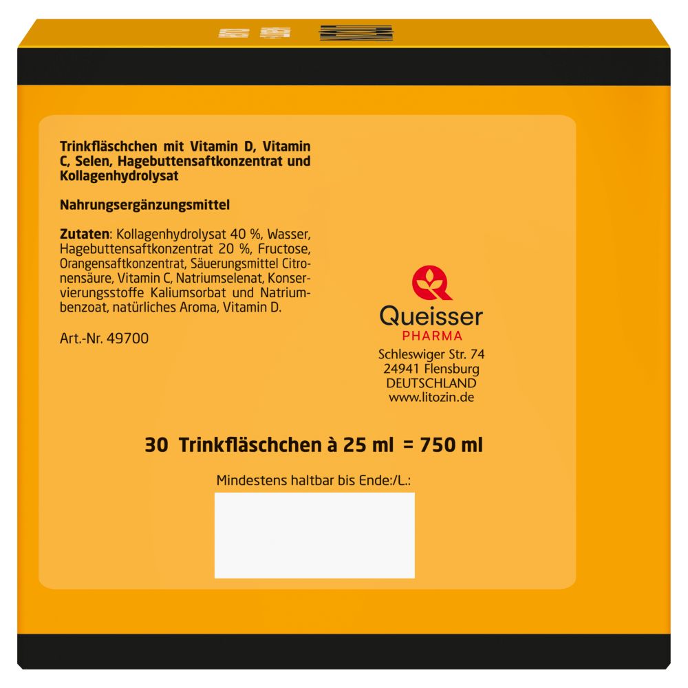 LITOZIN HAGEBUTTE+KOLLAGEN 30X25 ml Ampullen