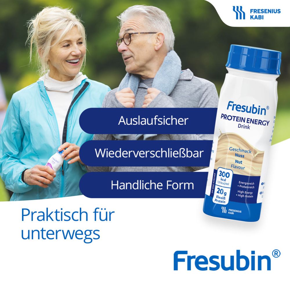Fresubin Protein Energy DRINK Trinknahrung Walderdbeere 6X4X200 ml Lösung
