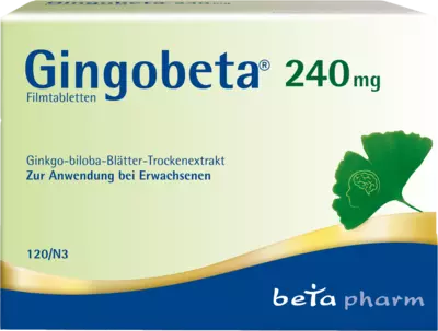 Gingobeta 240mg 120 St Filmtabletten