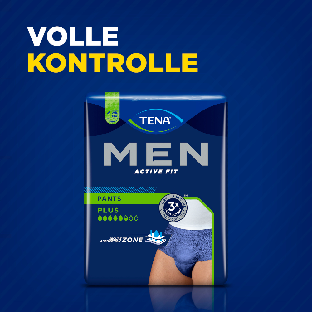 TENA MEN ACTIVE FIT PANTS PLUS L/XL 10 St