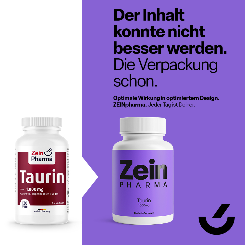 Zein PHARMA Taurin 1000mg 120 St Kapseln