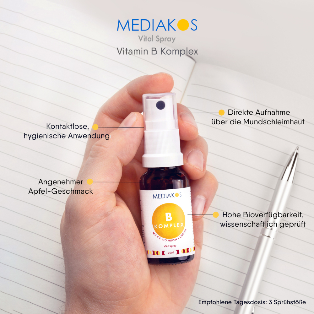 MEDIAKOS B KOMPLEX Vital Spray 20 ml Spray