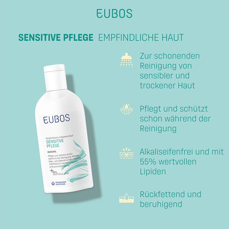 EUBOS SENSITIVE Dusch Öl F 200 ml Öl