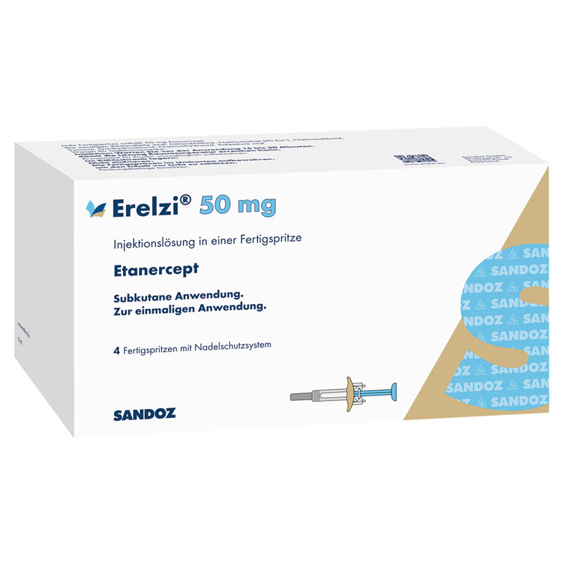 ERELZI 50 mg Injektionslösung i.e.Fertigspritze 4 St Injektionslösung