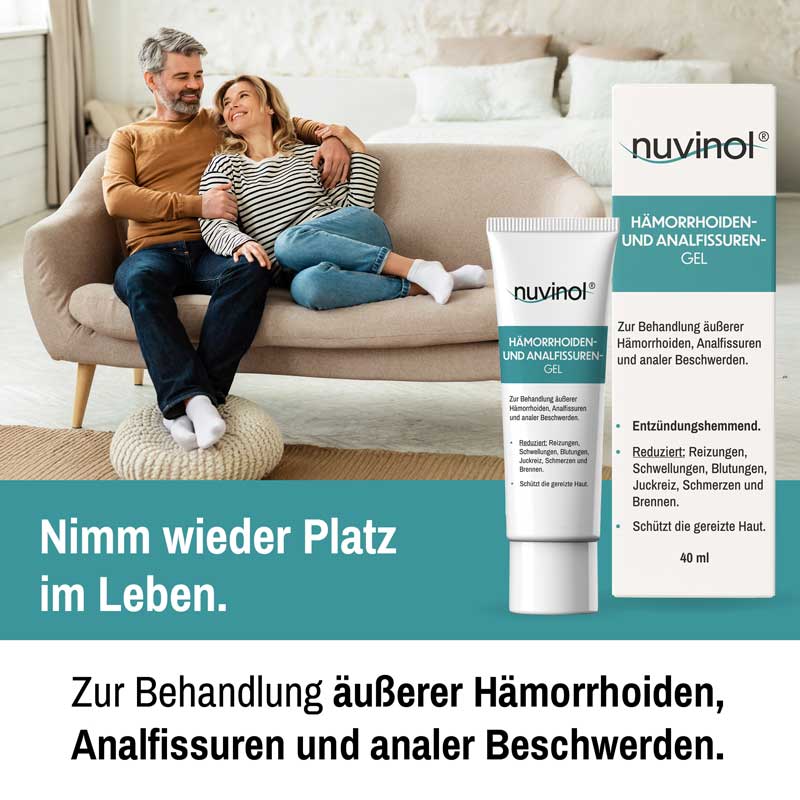 nuvinol HÄMORRHIODEN-GEL UND ANALFISSUREN-GEL 40 ml Gel