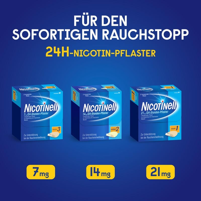 NICOTINELL 14mg/24 Stunden 14 St Pflaster transdermal