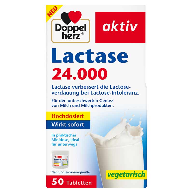 Doppelherz aktiv Lactase 24.000 50 St Tabletten