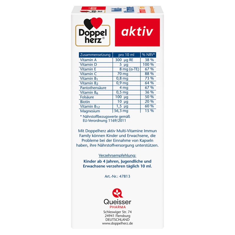 Doppelherz aktiv Multi-Vitamine Immun family 250 ml Flüssigkeit