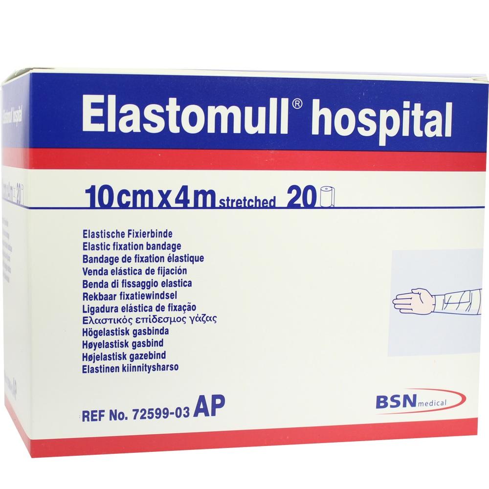 ELASTOMULL hospital 10 cmx4 m elast.Fixierb.weiß 20 St Binden