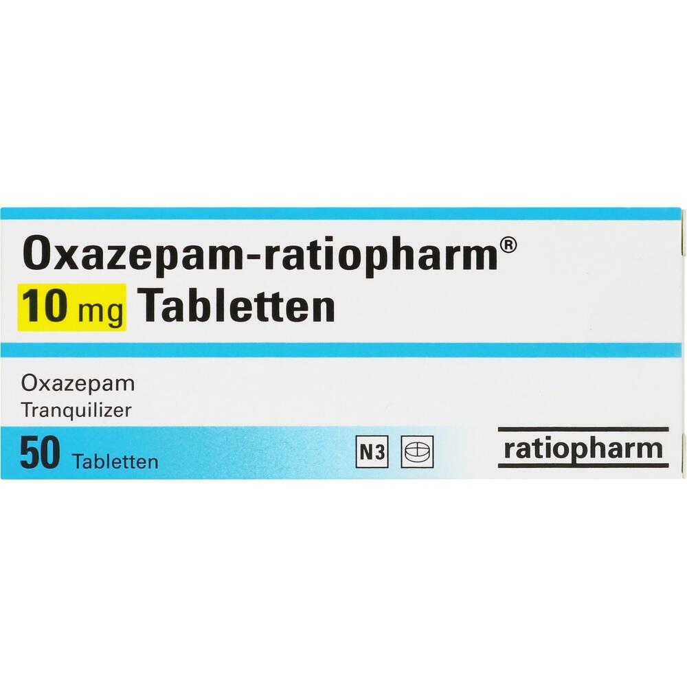 Oxazepam-ratiopharm 10mg 50 St Tabletten