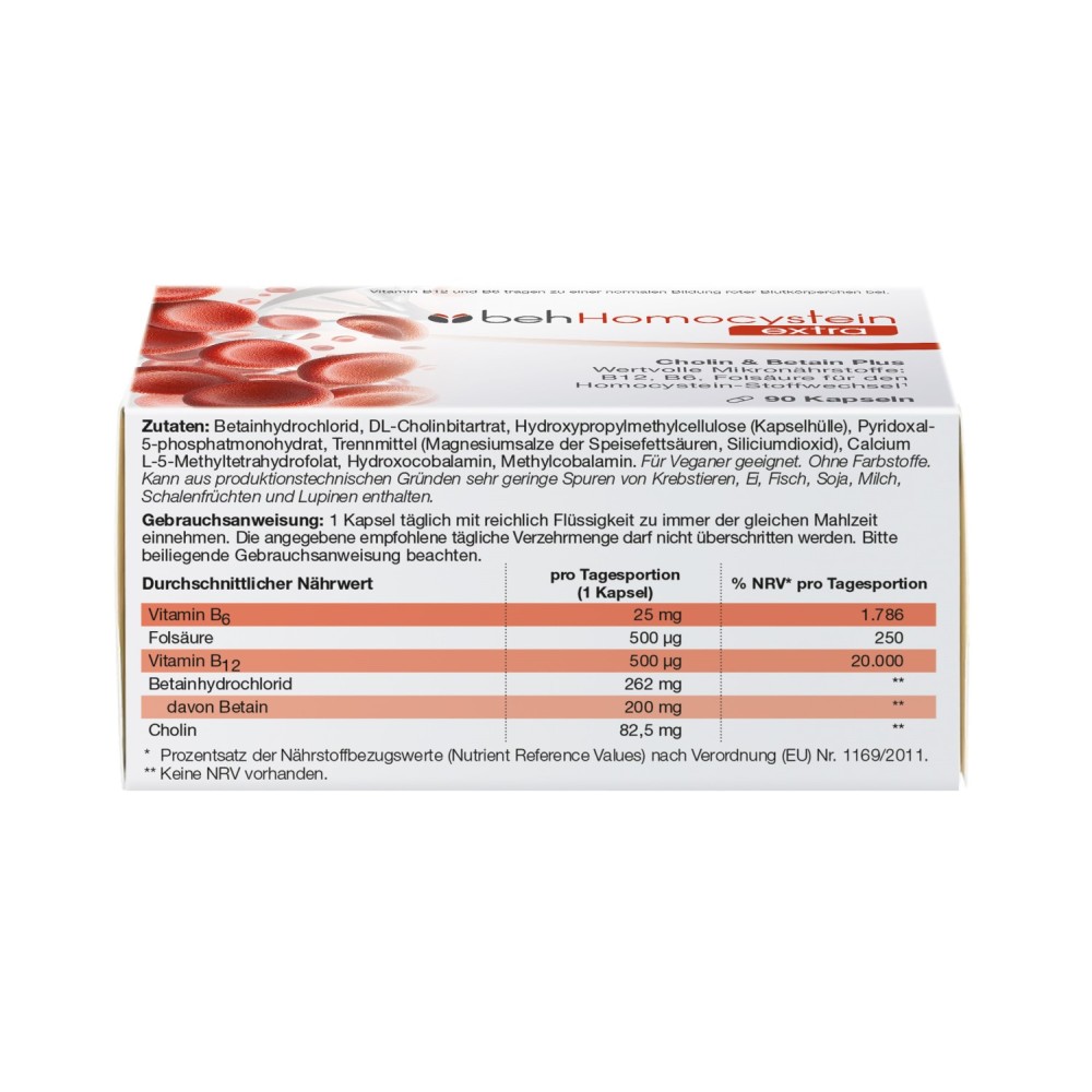 beh Homocystein extra 90 St Kapseln