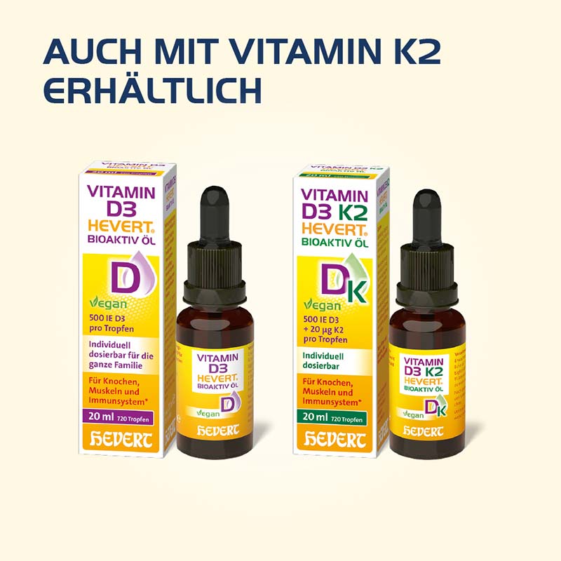 VITAMIN D3 HEVERT BIOAKTIV ÖL 20 ml Öl