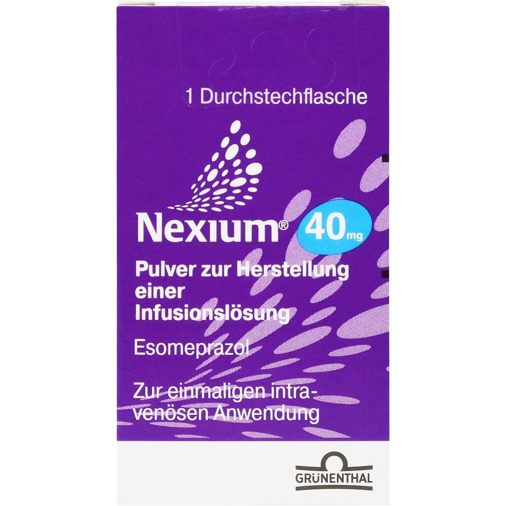 NEXIUM 40 mg Pulver z.Herstell.e.Infusionslösg. 1 St Pulver zur Herstellung einer Infusionslösung