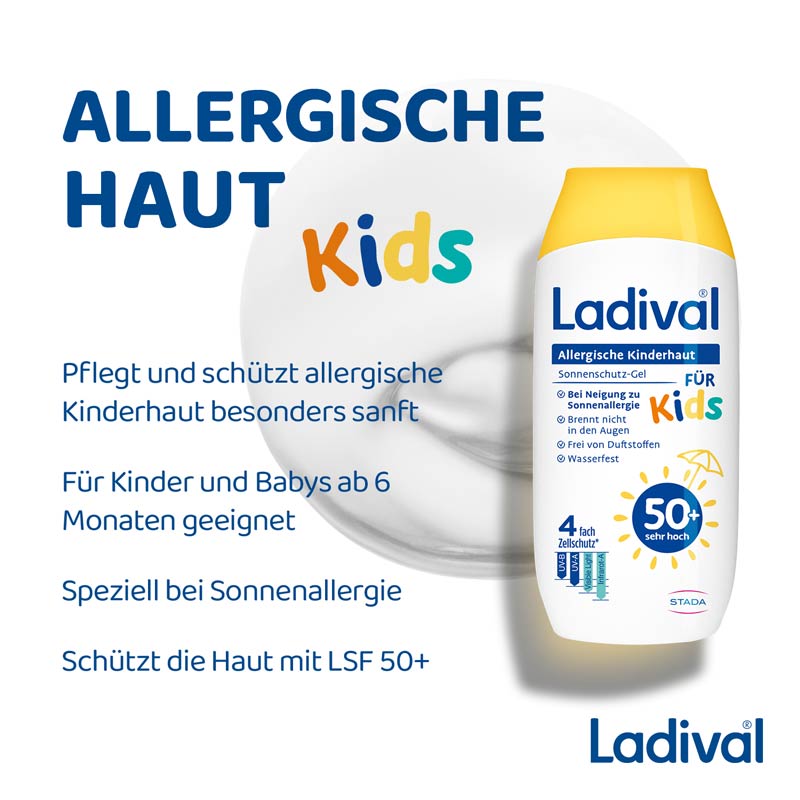 Ladival Kids Körper & Gesicht SPF50+ Set plus Schleich Meeresschildkröte 1 St Sparset