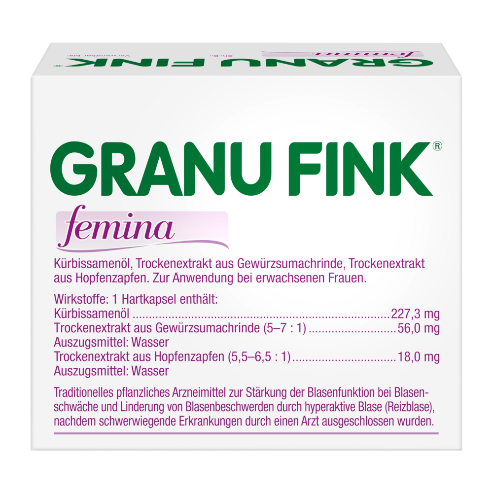 GRANU FINK femina 60 St Kapseln