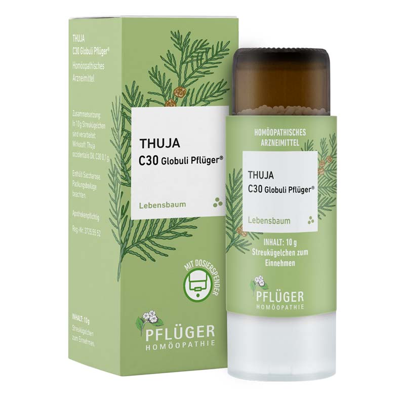 Thuja C30 Globuli Pflüger 10 g Globuli