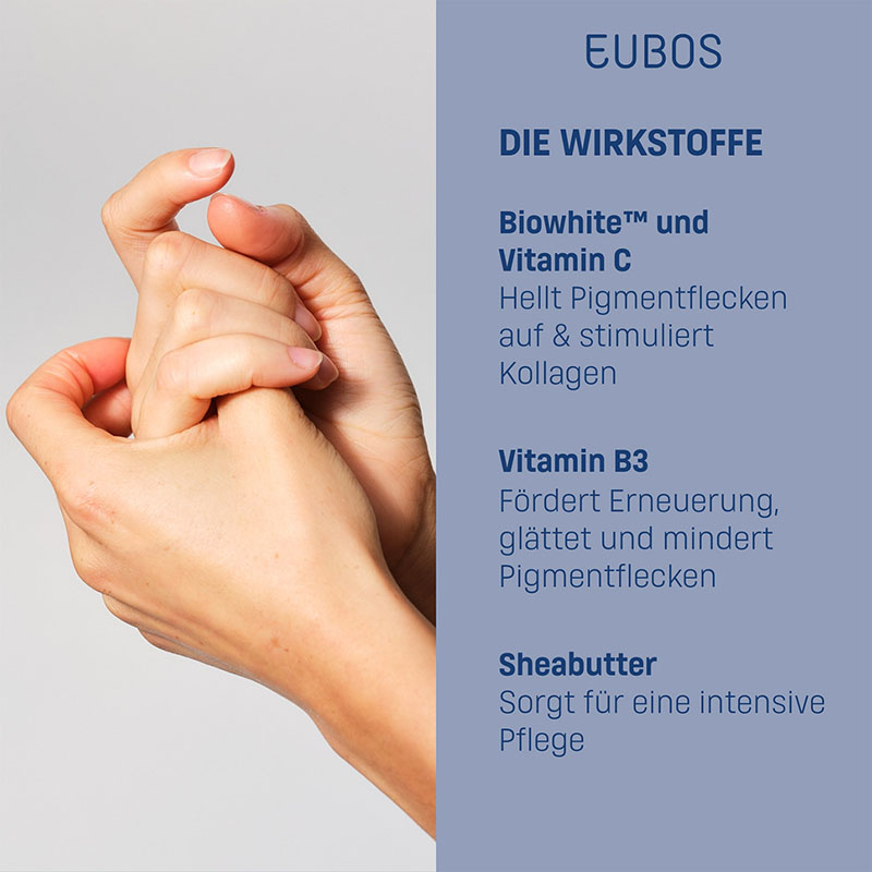 EUBOS HYALURON Anti Pigment Handcreme LSF 15 50 ml Creme