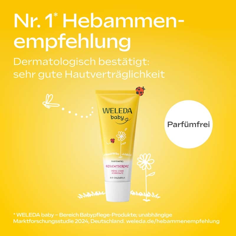 Weleda Baby Calendula Gesichtscreme parfümfrei 50 ml Creme