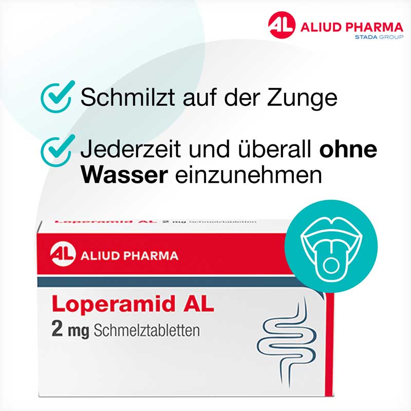 LOPERAMID AL 2 mg 6 St Schmelztabletten
