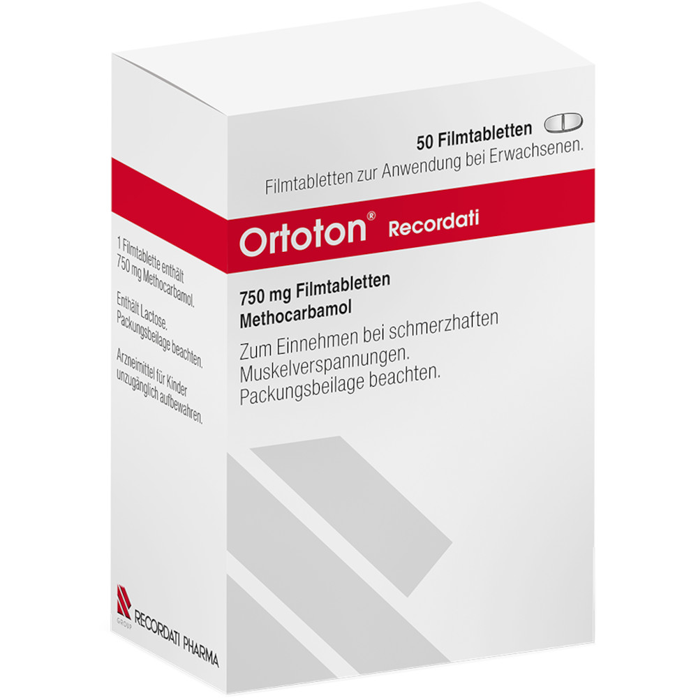 Ortoton Recordati 750mg Filmtabletten 50 St Filmtabletten