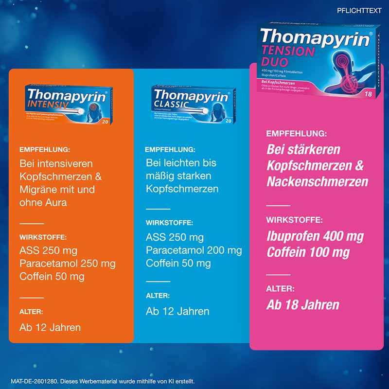 Thomapyrin TENSION DUO  12 St Filmtabletten